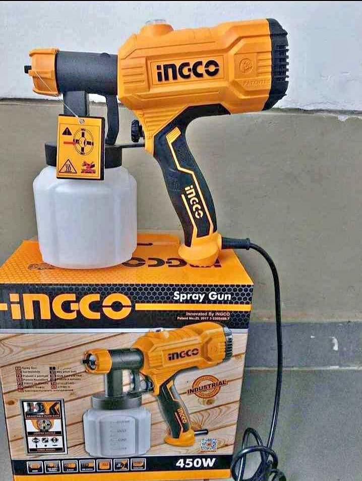✅ PULVERIZADOR DE PINTURA ELECTRICA 450W PREMIUM 💥👈🏼